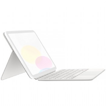 Apple Magic Keyboard Folio A2695 MQDP3LL para iPad 10th - Branco