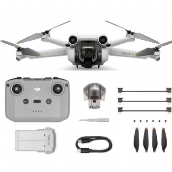 Drone DJI Mini 3 4K - Fly More Combo (Dji Rc) com GPS - 38 minutos