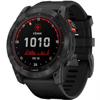 Smartwatch Garmin Fenix 7X Solar 51 mm com GPS / Wi-Fi - Preto