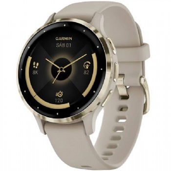 Smartwatch Garmin Venu 3S com GPS / Wi-Fi - Beige